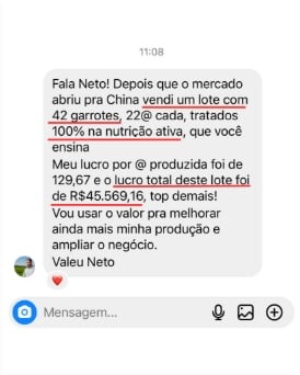 Depoimento de aluno da EPL